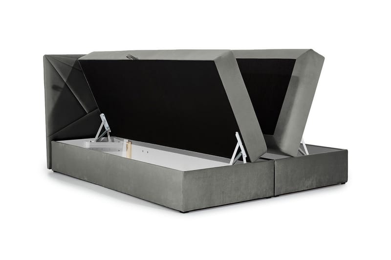 Frusci kontinentalseng 160x200 + topmadras - Møbler - Senge - Kontinentalsenge