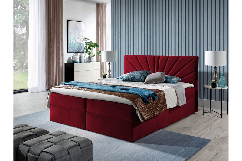 Frusci kontinentalseng 180x200 + topmadras - Møbler - Senge - Kontinentalsenge