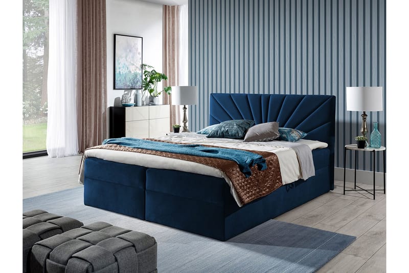 Frusci kontinentalseng 180x200 + topmadras - Møbler - Senge - Kontinentalsenge