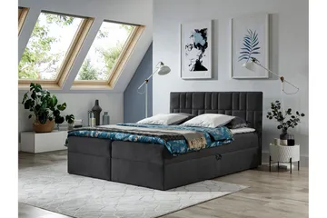 Frusci kontinentalseng 180x200 + topmadras - Møbler - Senge - Kontinentalsenge