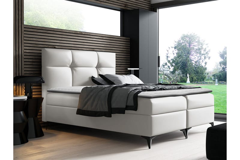 Galtebol Kontinentalseng 200x200 cm - Hvid - Møbler - Senge - Kontinentalsenge