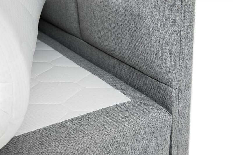 Garda Lux Kontinentalseng 140x207 cm - Hvid - Møbler - Senge - Kontinentalsenge