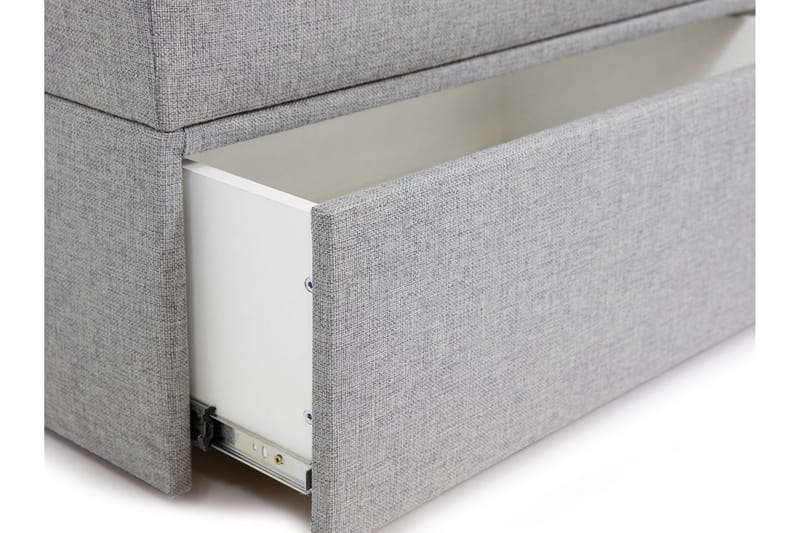 Garda Lux Kontinentalseng 180x207 cm - Sort - Møbler - Senge - Kontinentalsenge