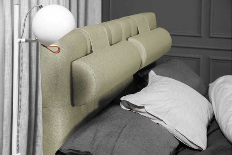 Happy sengepakke 140x200 Latexmadras Diamant - grøn - Møbler - Senge - Kontinentalsenge