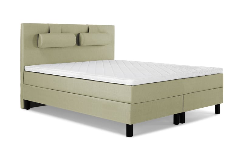 Happy sengepakke 150x200 skumkerne glat Gavl - grøn - Møbler - Senge - Komplet sengepakke