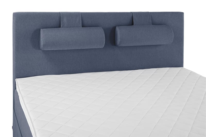 Happy sengepakke 150x200 skumkerne glat Gavl - Mørkeblå - Komplet sengepakke - Kontinentalsenge