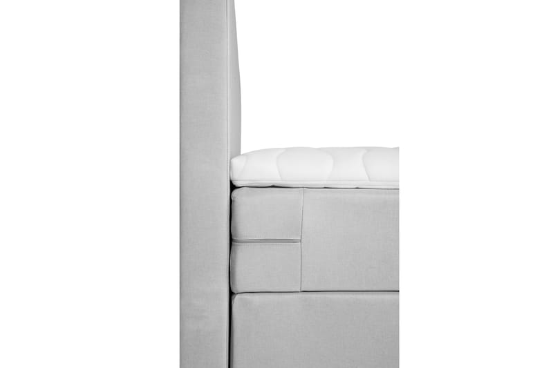 Happy Sengepakke Kontinentalseng 140x200 cm - Lysegrå - Komplet sengepakke - Kontinentalsenge