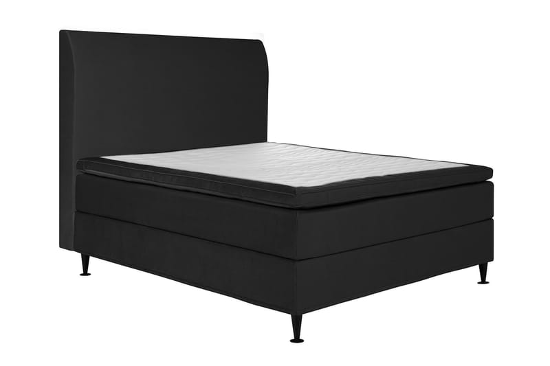 Happy Plus Sengepakke Kontinentalseng 160x200 cm - Mørkegrå - Komplet sengepakke - Kontinentalsenge