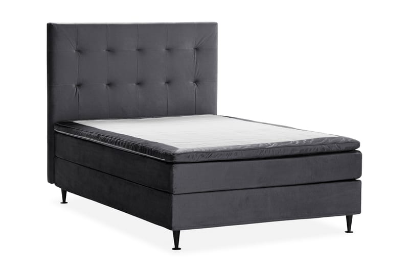 Happy Plus Sengepakke Kontinentalseng 140x200 cm - Mørkegrå - Komplet sengepakke - Kontinentalsenge