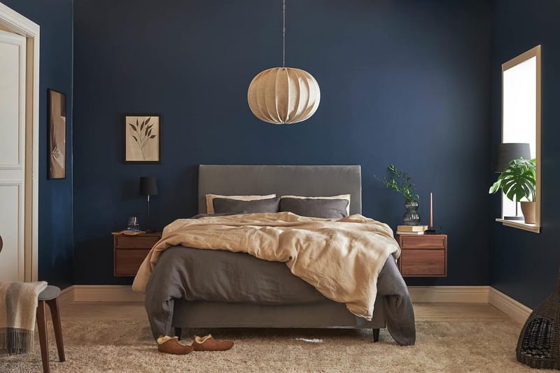 Happy Plus Kontinentalseng 140x200 cm - Grå - Møbler - Senge - Kontinentalsenge