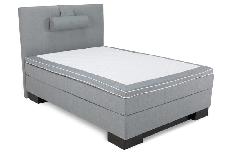 Hilton Luksus Kontinentalseng 120x200 - lysegrå - Møbler - Senge - Kontinentalsenge