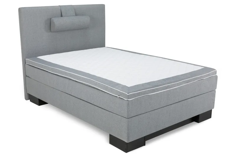 Hilton Luksus Kontinentalseng 120x200 - lysegrå - Møbler - Senge - Kontinentalsenge