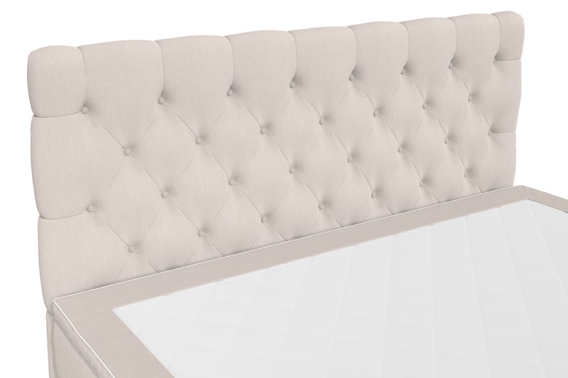 Hilton Luksus Kontinentalseng 160x210 - Beige - Møbler - Senge - Kontinentalsenge