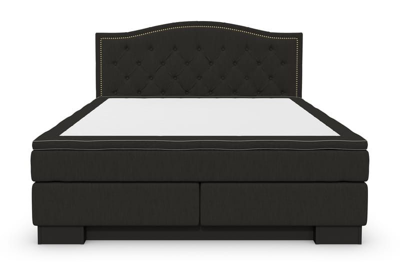 Hilton Luksus sengepakke 160x200 top - sort - Komplet sengepakke - Kontinentalsenge - Dobbeltsenge