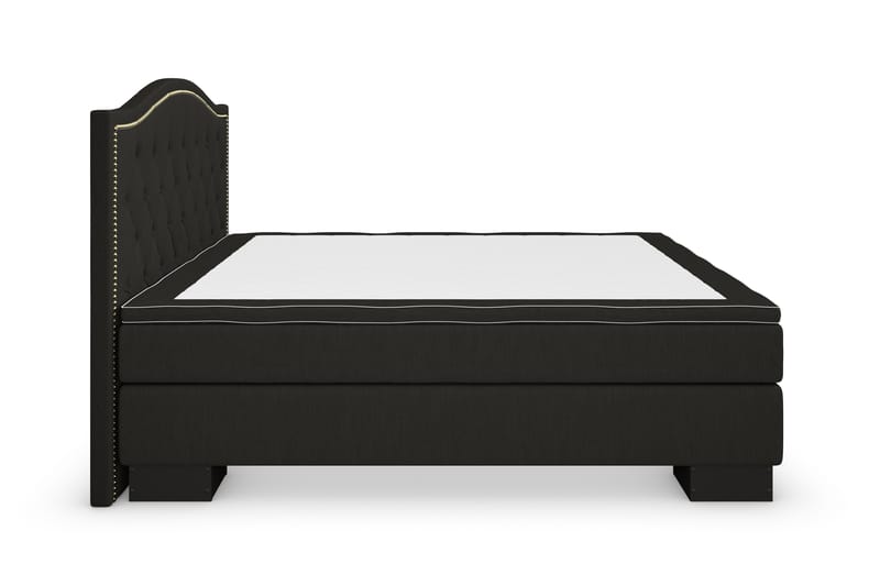 Hilton Luksus sengepakke 180x200 top - sort - Møbler - Senge - Komplet sengepakke
