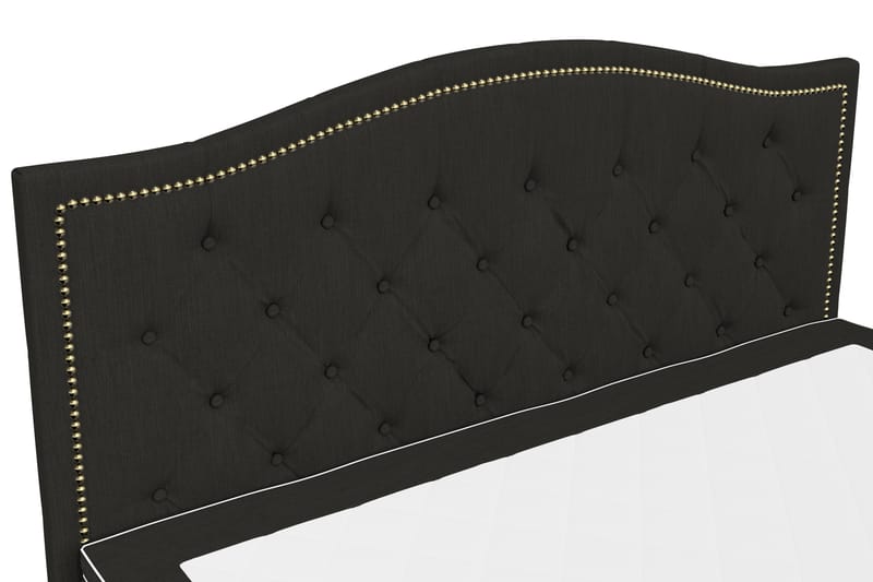 Hilton Luksus sengepakke 180x200 top - sort - Møbler - Senge - Komplet sengepakke