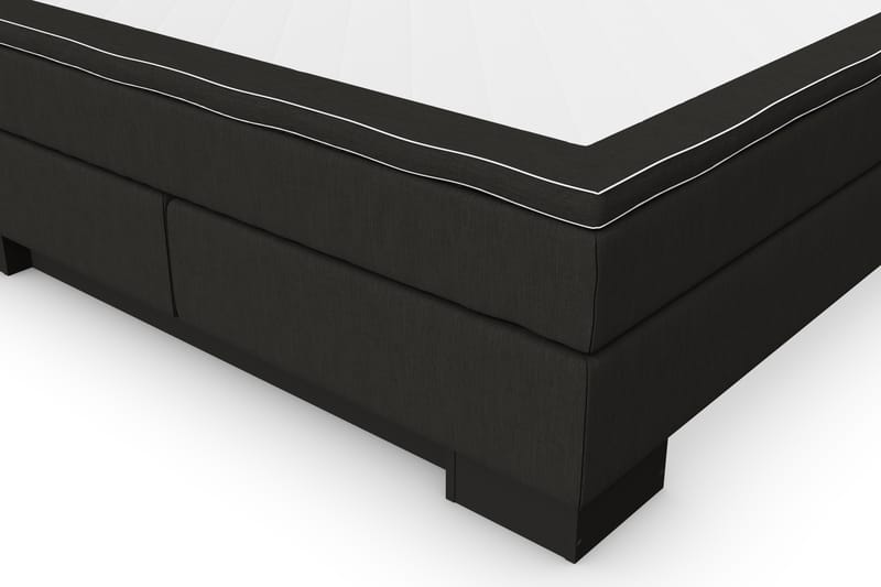 Hilton Luksus sengepakke 180x200 top - sort - Møbler - Senge - Komplet sengepakke