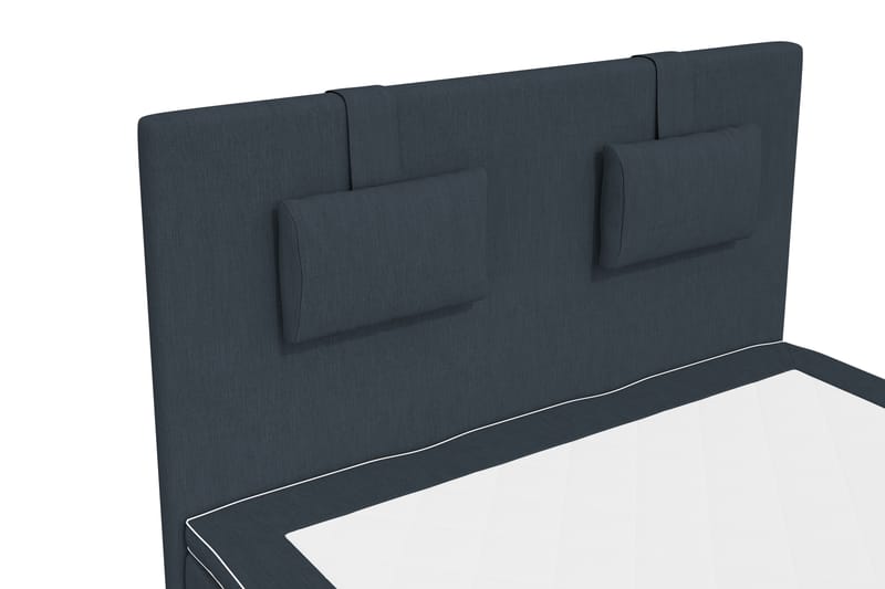 Hilton Lyx Komplet Sengepakke 120 Mørkeblå - Svart Sokkel - Komplet sengepakke - Kontinentalsenge