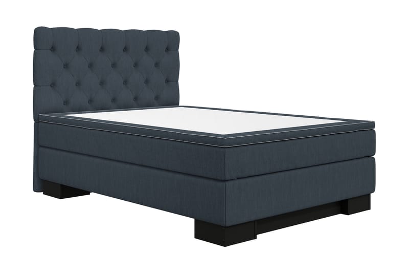 Hilton Lyx Komplet Sengepakke 120x200 - Mørkeblå - Komplet sengepakke - Kontinentalsenge