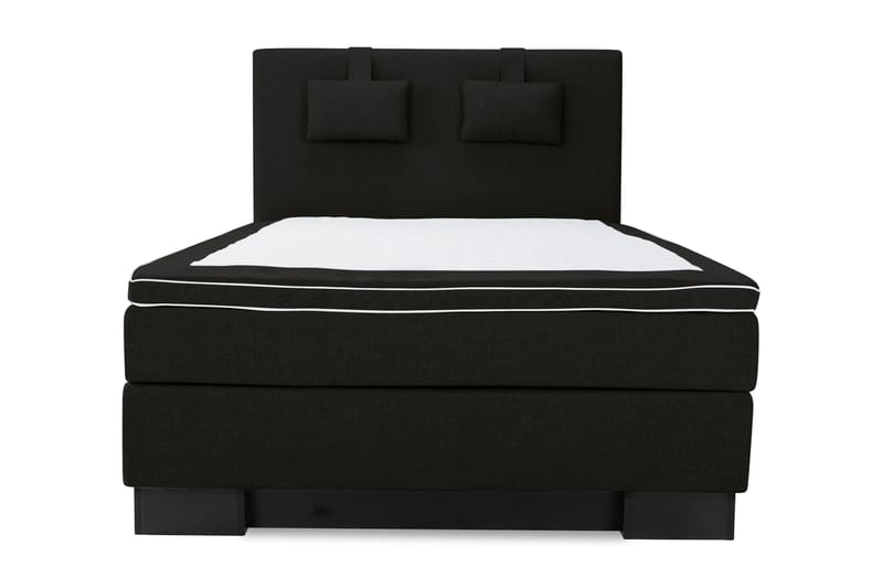 Hilton Lyx Komplet Sengepakke 120x210 - Sort - Møbler - Senge - Komplet sengepakke