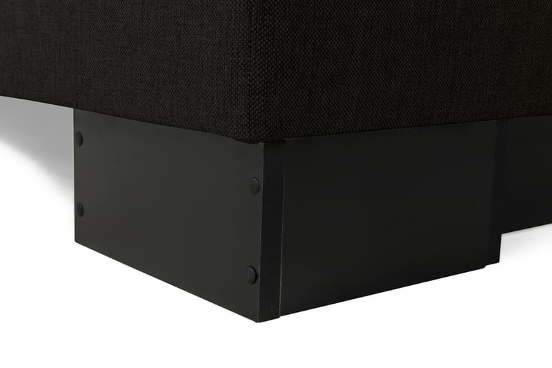 Hilton Lyx Komplet Sengepakke 120x210 - Sort - Møbler - Senge - Komplet sengepakke