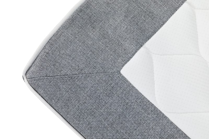 Hilton Lyx Komplet Sengepakke 140 cm Lysegrå - Sort Sokkel - Møbler - Senge - Komplet sengepakke