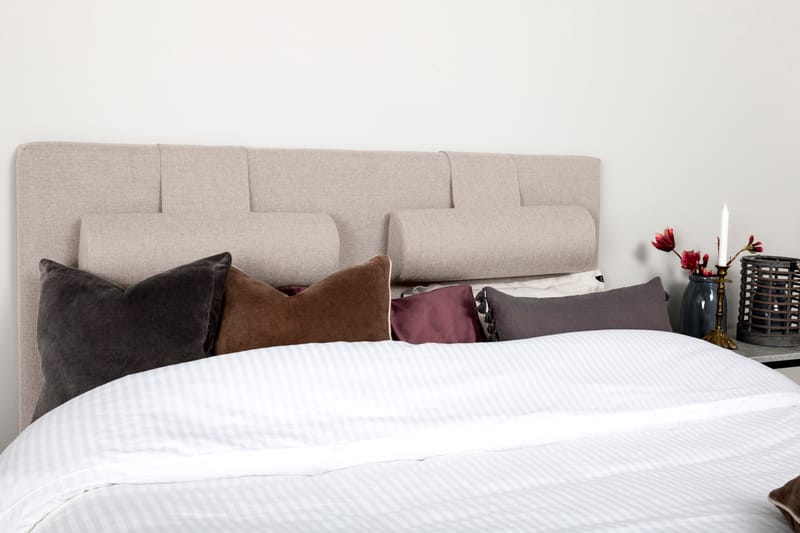 Hilton Lyx Komplet Sengepakke 160 - Beige - Møbler - Senge - Komplet sengepakke