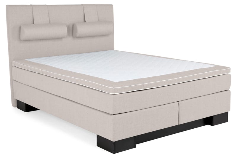 Hilton Lyx Komplet Sengepakke 160 - Beige - Møbler - Senge - Komplet sengepakke
