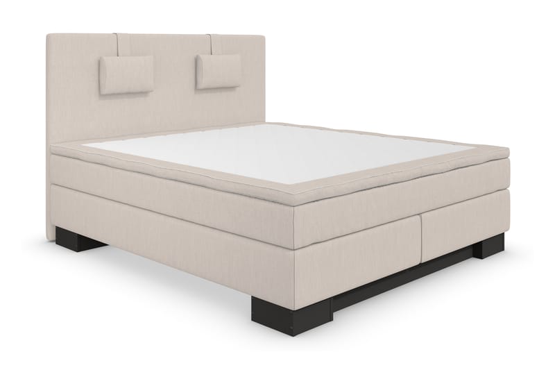 Hilton Lyx Komplet Sengepakke 160 - Beige - Møbler - Senge - Komplet sengepakke