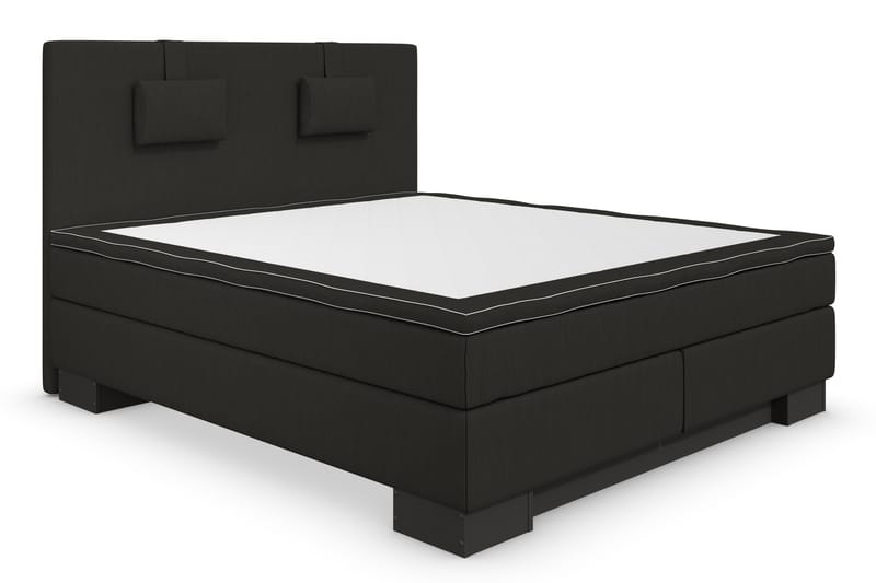 Hilton Lyx Komplet Sengepakke 180x200 - Sort - Møbler - Senge - Komplet sengepakke