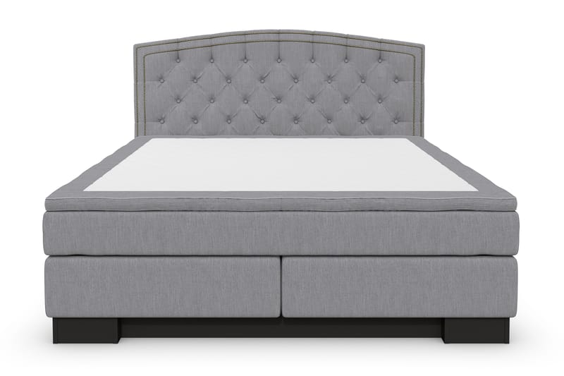 Hilton Lyx Komplet Sengepakke 180x210 Amiral Gavl Buet - Lysegrå - Møbler - Senge - Komplet sengepakke