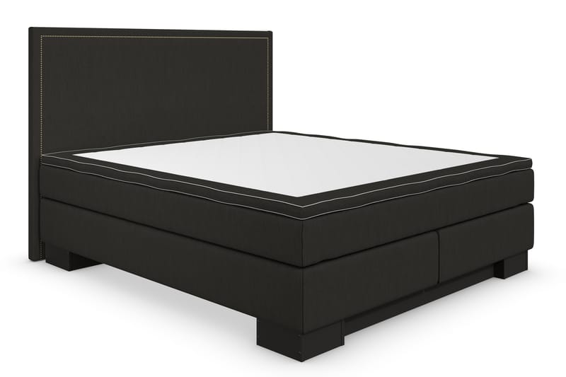 Hilton Lyx Komplet Sengepakke 180x210 Amiral Gavl Lige - Sort - Møbler - Senge - Komplet sengepakke