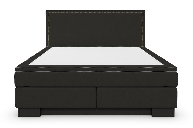 Hilton Lyx Komplet Sengepakke 180x210 Amiral Gavl Lige - Sort - Møbler - Senge - Komplet sengepakke