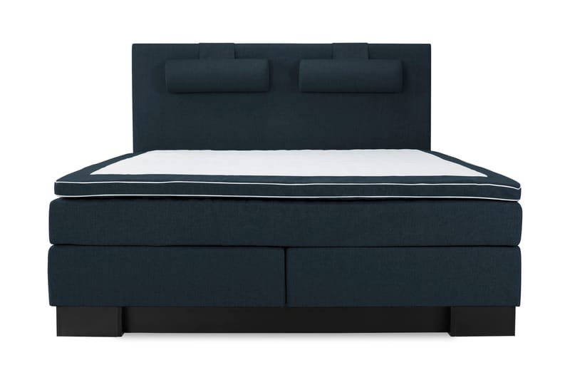 Hilton Lyx Komplet Sengepakke 180x210 - Mørkeblå - Dobbeltsenge - Komplet sengepakke - Kontinentalsenge