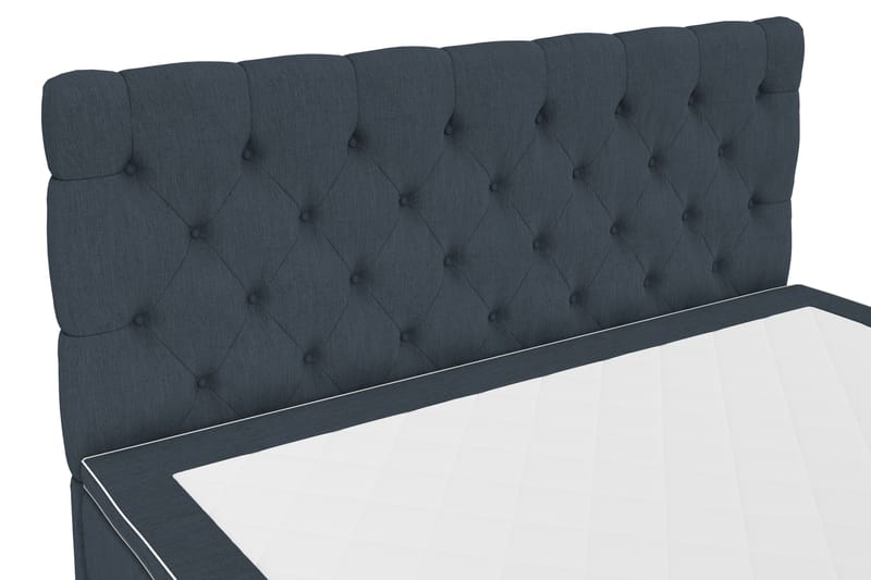 Hilton Lyx Komplet Sengepakke 210x210 - Mørkeblå - Komplet sengepakke - Kontinentalsenge - Dobbeltsenge - Familieseng