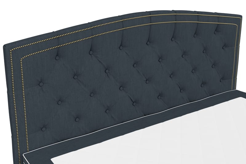Hilton Lyx Komplett Sengepakke 180x210 Amiral Sengegavl Sv - Mørkeblå - Møbler - Senge - Komplet sengepakke