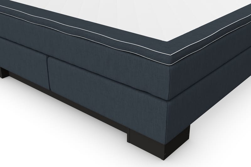 Hilton Lyx Komplett Sengepakke 180x210 Amiral Sengegavl Sv - Mørkeblå - Møbler - Senge - Komplet sengepakke