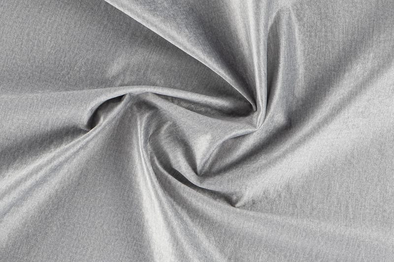 Hilton Lyx Velour 120x200 - Lysegrå - Møbler - Senge - Kontinentalsenge