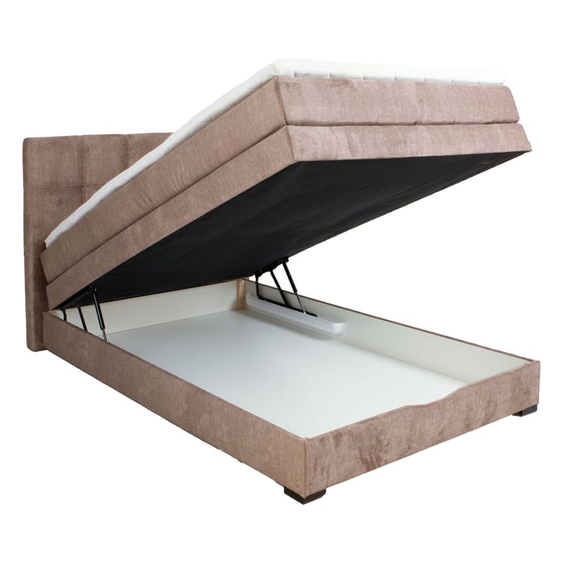 Kontinentalseng Holvik 120x200 cm - beige - Møbler - Senge - Enkeltsenge