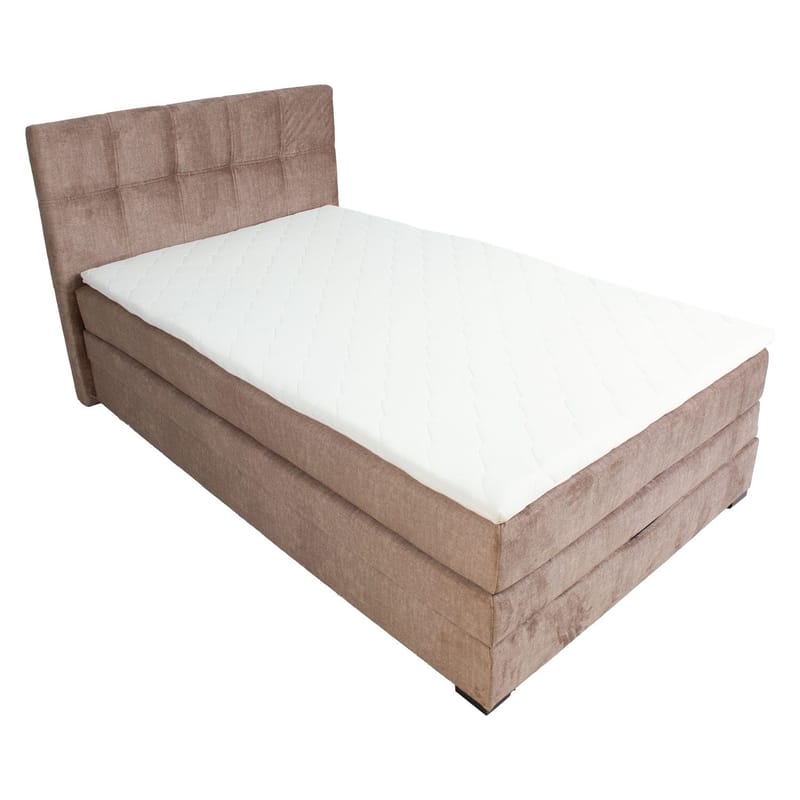 Kontinentalseng Holvik 120x200 cm - beige - Møbler - Senge - Enkeltsenge