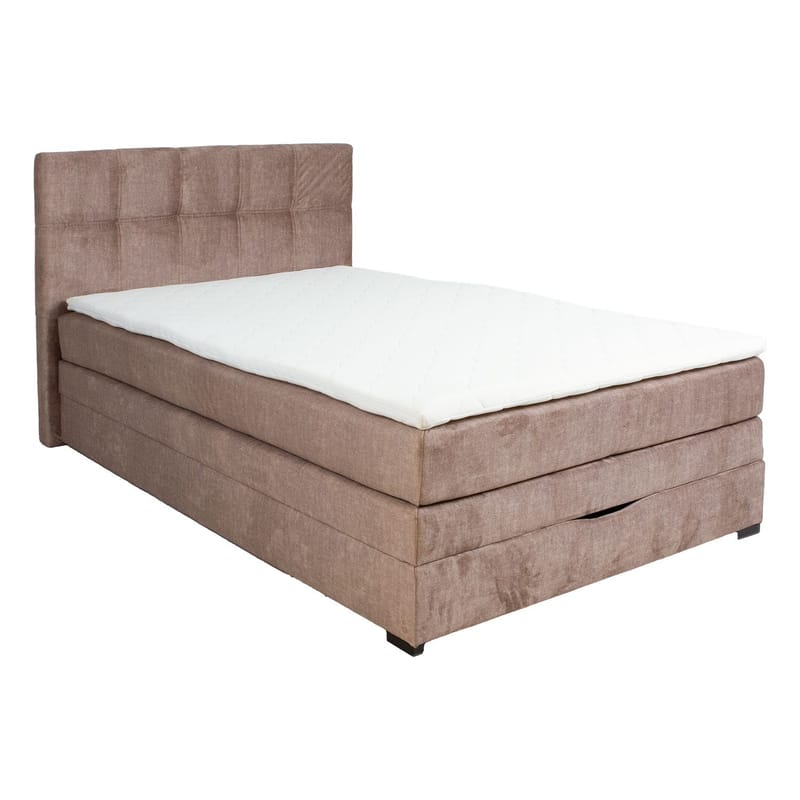 Kontinentalseng Holvik 120x200 cm - beige - Møbler - Senge - Enkeltsenge