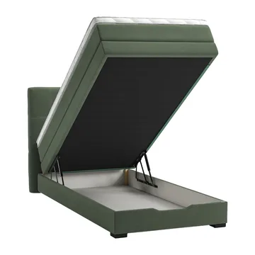 Kontinentalseng Holvik 90x200 cm - grøn - Møbler - Senge - Enkeltsenge