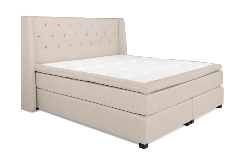 Imperia Komplet Sengepakke 210x210 cm - Beige - Møbler - Senge - Kontinentalsenge