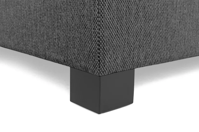 Imperia Komplet Sengepakke 210x210 cm Kontinentalseng med gavl - Mørkegrå - Møbler - Senge - Kontinentalsenge