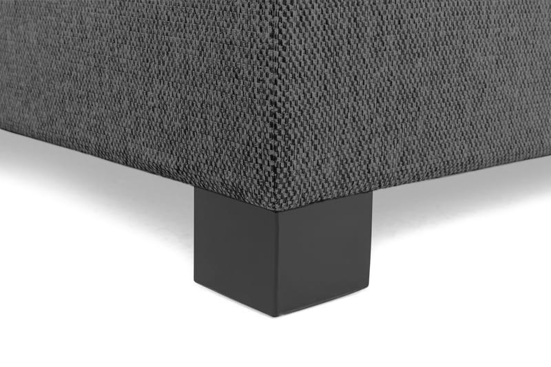 Imperia Komplet Sengepakke 210x210 cm Kontinentalseng med gavl - Mørkegrå - Møbler - Senge - Kontinentalsenge