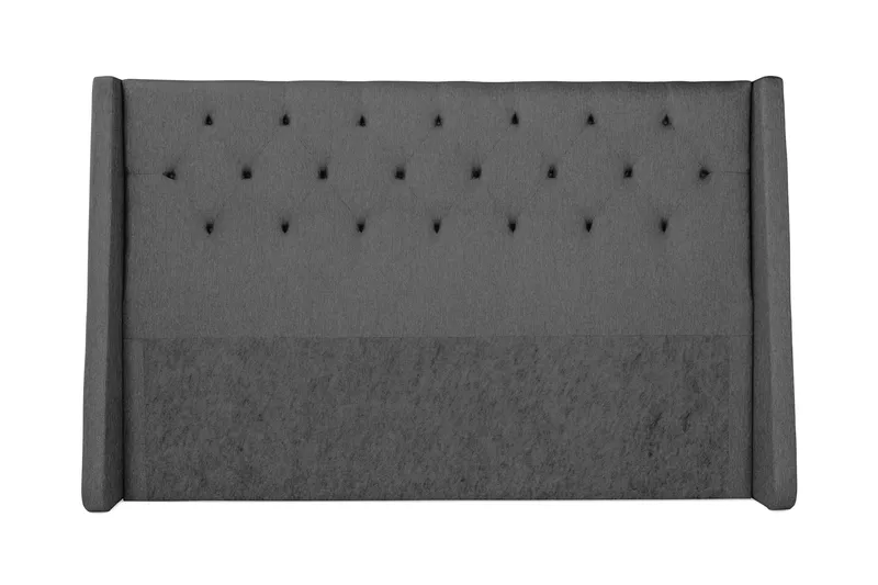 Imperia Komplet Sengepakke 210x210 cm Kontinentalseng med gavl - Mørkegrå - Møbler - Senge - Kontinentalsenge