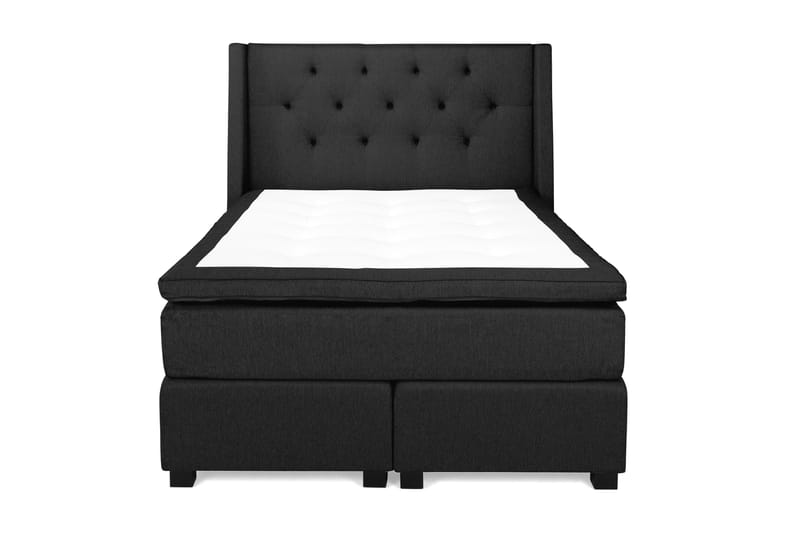 Imperia Kontinentalseng 140x200 cm - Sort - Møbler - Senge - Kontinentalsenge