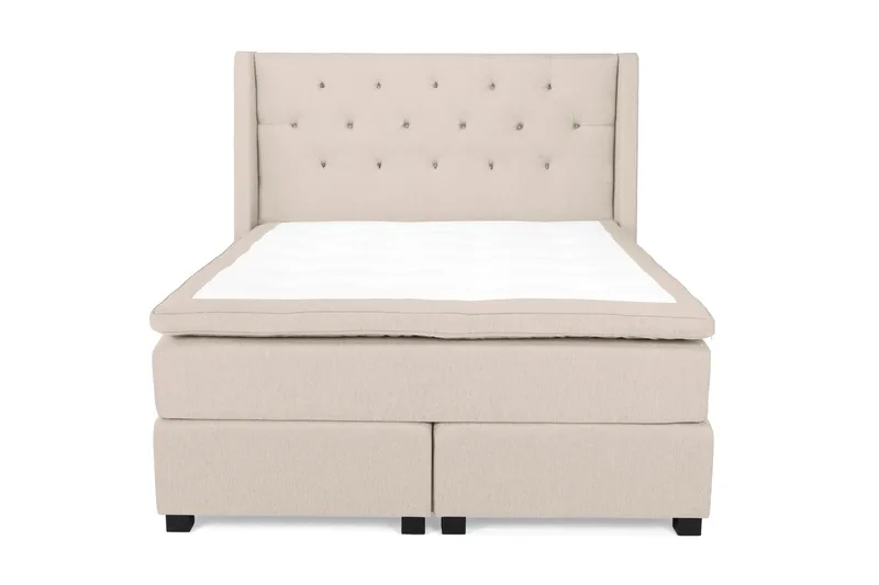 Imperia Kontinentalseng 160x200 cm - Beige - Møbler - Senge - Kontinentalsenge