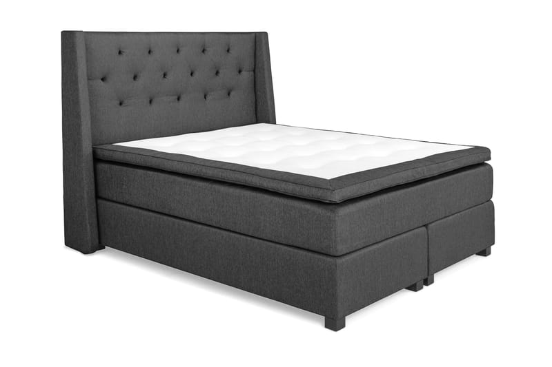 Imperia Kontinentalseng 160x200 cm - Grå - Møbler - Senge - Kontinentalsenge