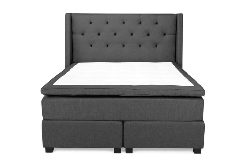 Imperia Kontinentalseng 160x200 cm - Grå - Møbler - Senge - Kontinentalsenge